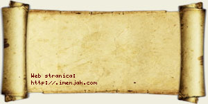 Jana Đorić vizit kartica